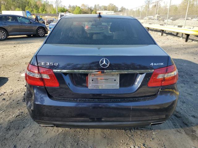 WDDHF8HB1BA383312 - 2011 MERCEDES-BENZ E 350 4MATIC BLUE photo 6