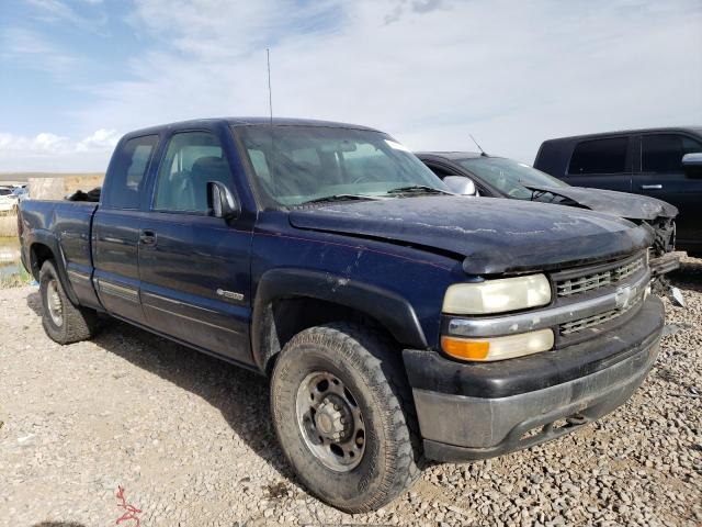 1GCGK29U2XE133401 - 1999 CHEVROLET SILVERADO K2500 BLUE photo 4