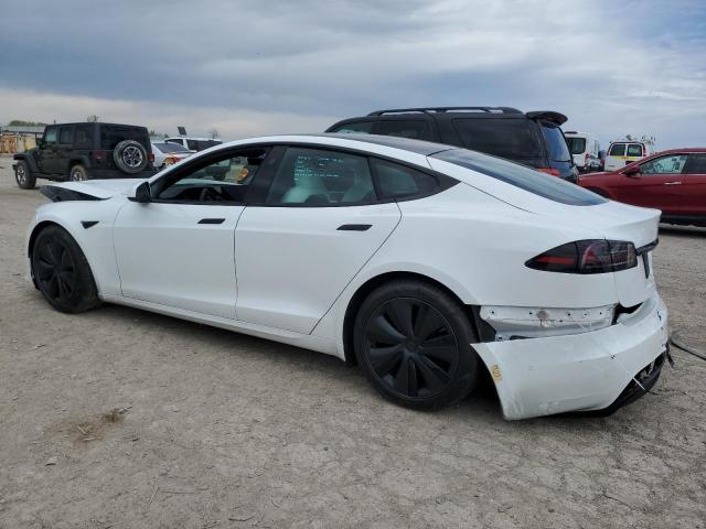5YJSA1E59NF477471 - 2022 TESLA MODEL S თეთრი ფოტო 2