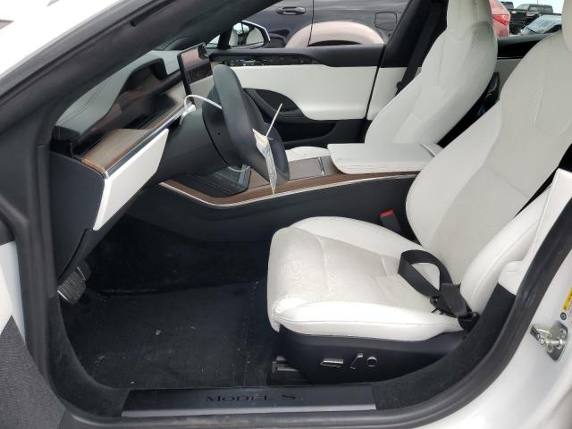 5YJSA1E59NF477471 - 2022 TESLA MODEL S თეთრი ფოტო 7