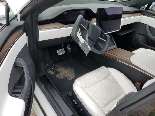 5YJSA1E59NF477471 - 2022 TESLA MODEL S თეთრი ფოტო 8