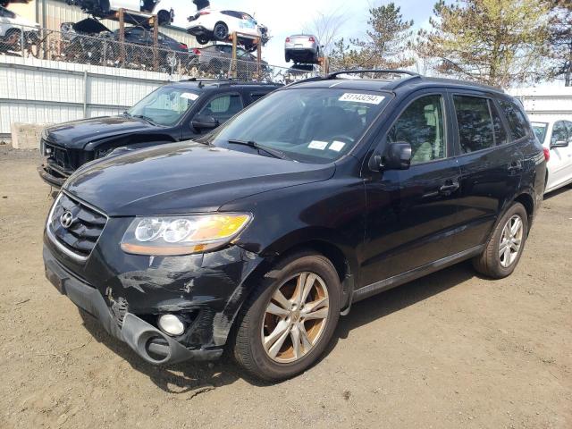 5XYZHDAG9BG028329 - 2011 HYUNDAI SANTA FE SE BLACK photo 1