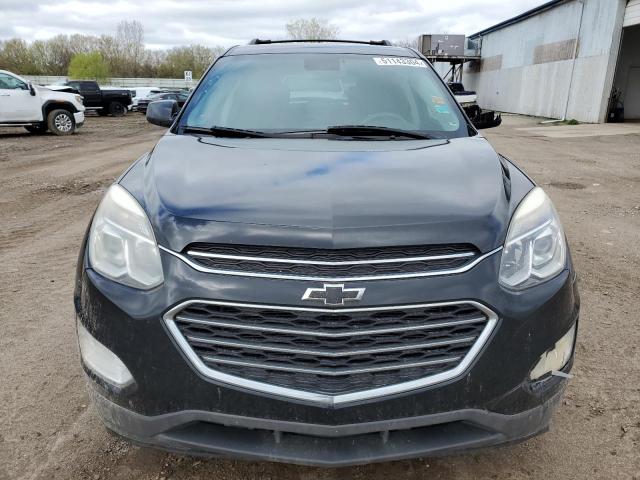 2GNALCEK3H1596252 - 2017 CHEVROLET EQUINOX LT BLACK photo 5