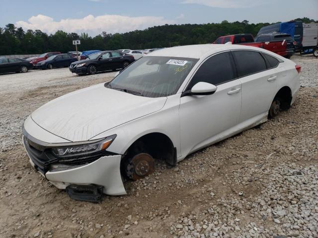 1HGCV1F35KA112913 - 2019 HONDA ACCORD SPORT WHITE photo 1