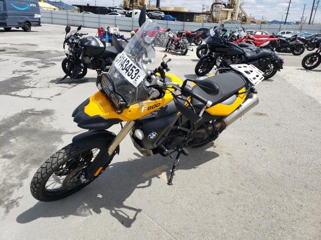 WB10229089ZU00967 - 2009 BMW F800 GS YELLOW photo 2