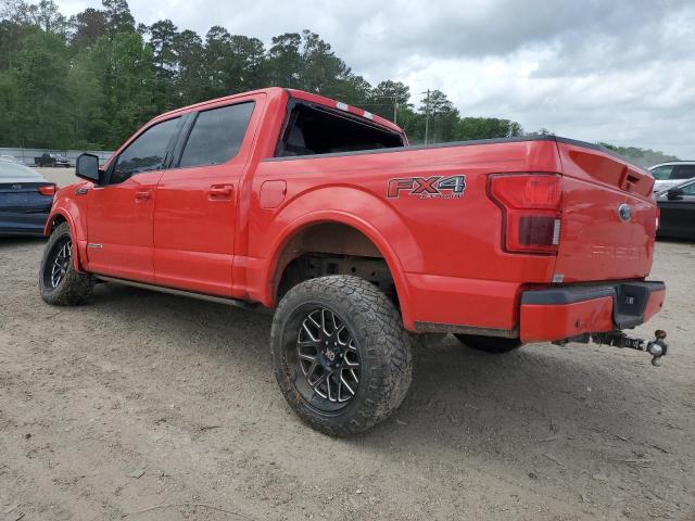 1FTFW1E11JFD66869 - 2018 FORD F150 SUPERCREW RED photo 2