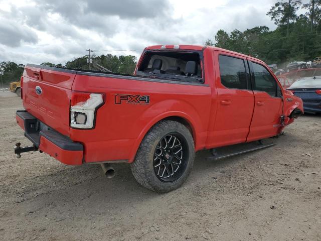 1FTFW1E11JFD66869 - 2018 FORD F150 SUPERCREW RED photo 3