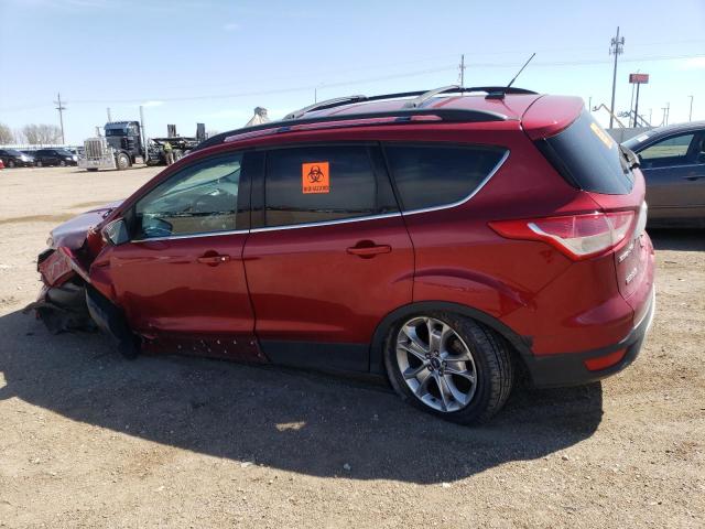 1FMCU9H91DUB43221 - 2013 FORD ESCAPE SEL RED photo 2