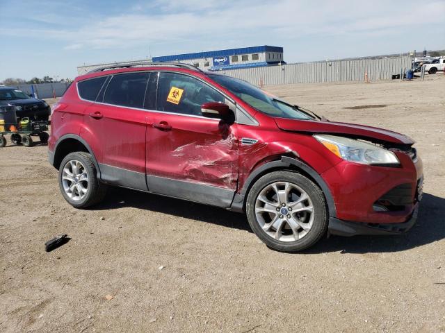 1FMCU9H91DUB43221 - 2013 FORD ESCAPE SEL RED photo 4