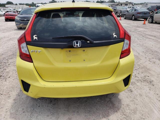 3HGGK5G50FM766387 - 2015 HONDA FIT LX YELLOW photo 6