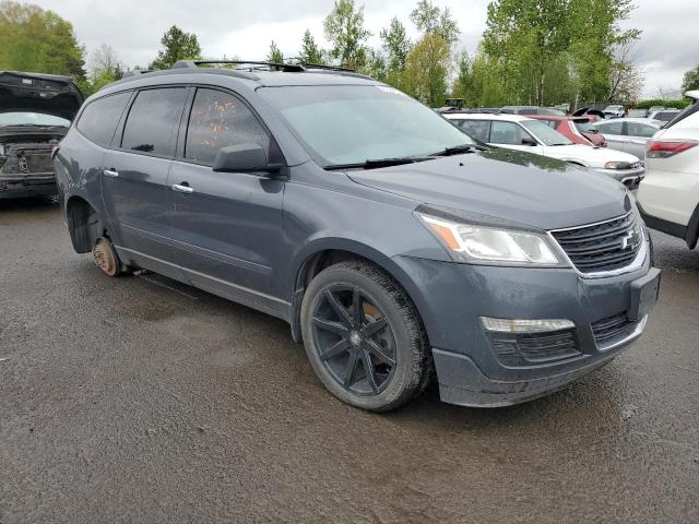 1GNKRFKD6DJ251176 - 2013 CHEVROLET TRAVERSE LS GRAY photo 4