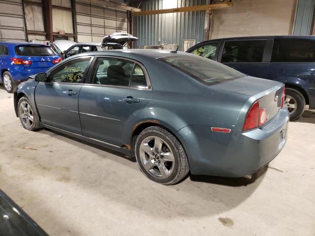 1G1ZH57B094164108 - 2009 CHEVROLET MALIBU 1LT GREEN photo 2