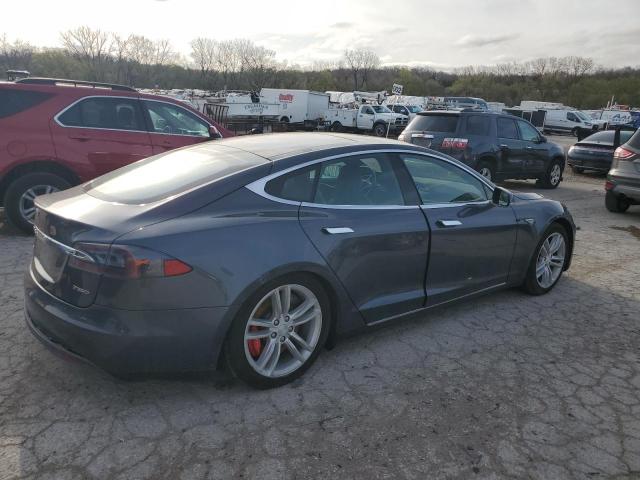 5YJSA1E48FF112868 - 2015 TESLA MODEL S Մոխրագույն լուսանկար 3