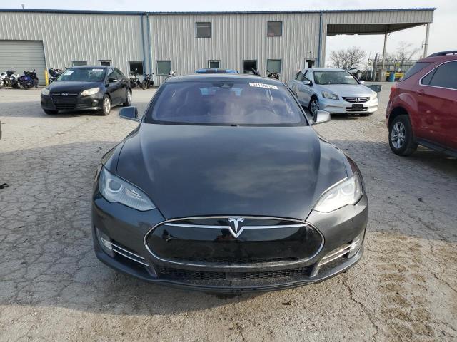 5YJSA1E48FF112868 - 2015 TESLA MODEL S Մոխրագույն լուսանկար 5