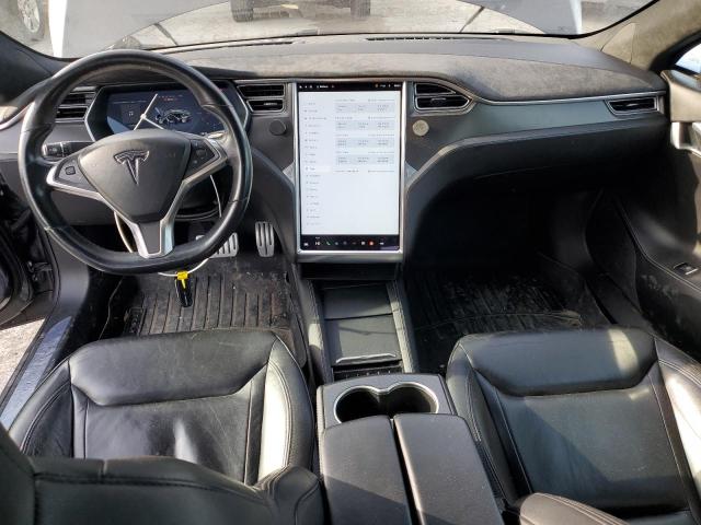 5YJSA1E48FF112868 - 2015 TESLA MODEL S Մոխրագույն լուսանկար 8