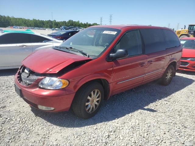 2C4GP54L51R228692 - 2001 CHRYSLER TOWN & COU LXI RED photo 1