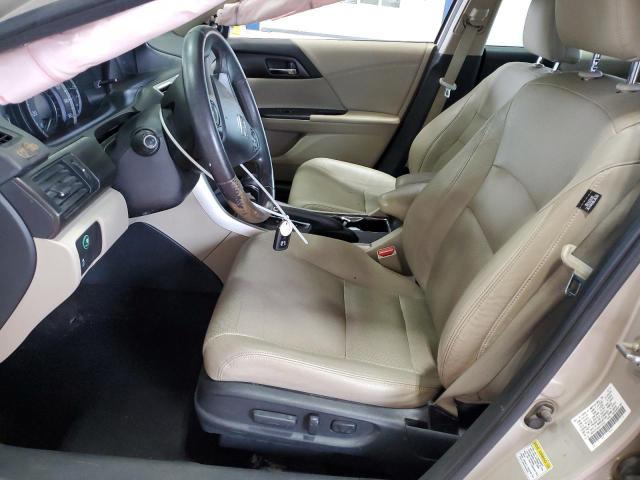 1HGCR2F84EA103307 - 2014 HONDA ACCORD EXL TAN photo 7