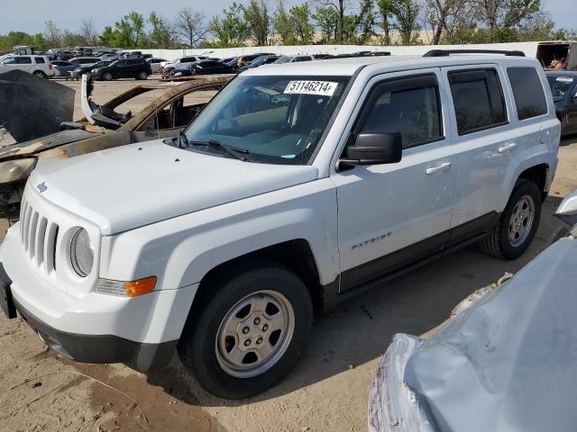 1C4NJPBB2FD418958 - 2015 JEEP PATRIOT SPORT WHITE photo 1