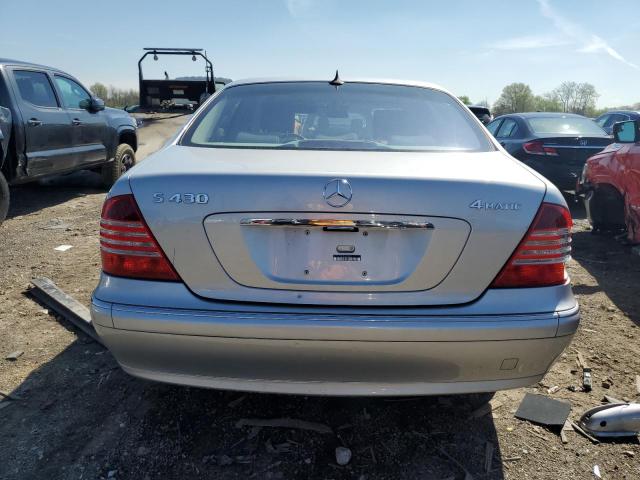 WDBNG83JX4A425597 - 2004 MERCEDES-BENZ S 430 4MATIC SILVER photo 6