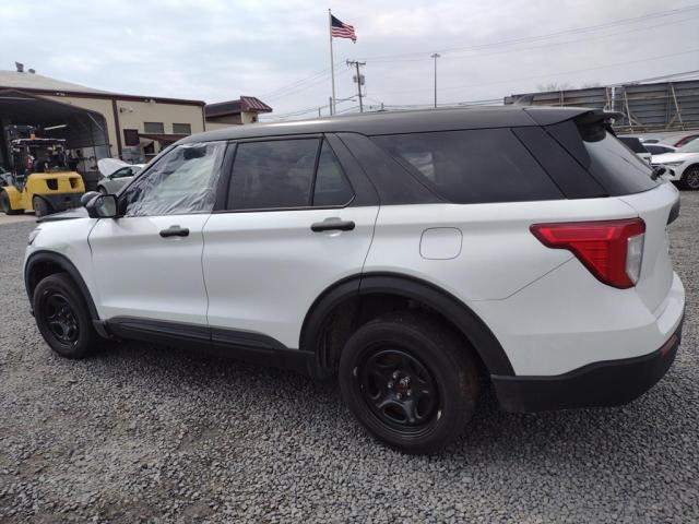1FM5K8AB1NGB45749 - 2022 FORD EXPLORER POLICE INTERCEPTOR თეთრი ფოტო 2