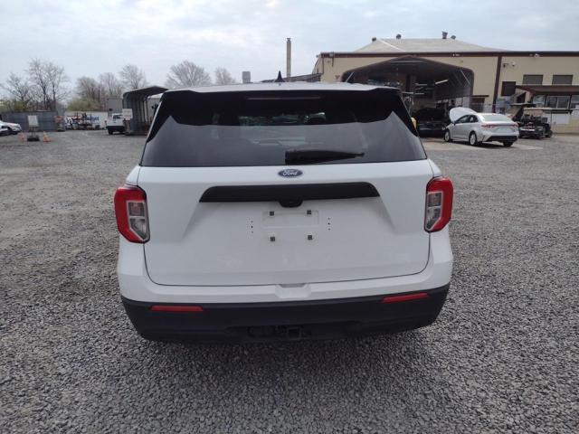 1FM5K8AB1NGB45749 - 2022 FORD EXPLORER POLICE INTERCEPTOR თეთრი ფოტო 6