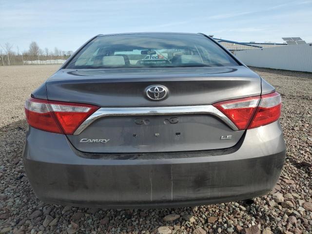 4T4BF1FK2FR465145 - 2015 TOYOTA CAMRY LE GRAY photo 6