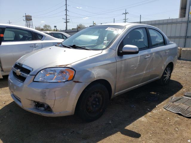 KL1TD56EX9B665854 - 2009 CHEVROLET AVEO LS ვერცხლისფერი ფოტო 1