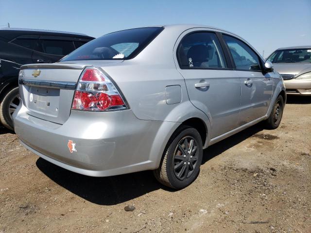 KL1TD56EX9B665854 - 2009 CHEVROLET AVEO LS ვერცხლისფერი ფოტო 3