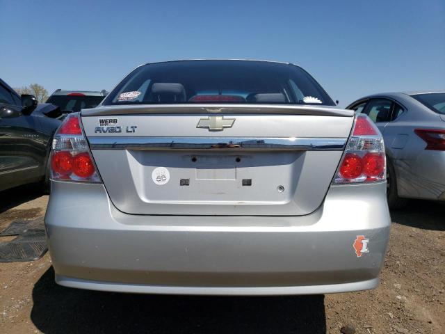 KL1TD56EX9B665854 - 2009 CHEVROLET AVEO LS ვერცხლისფერი ფოტო 6