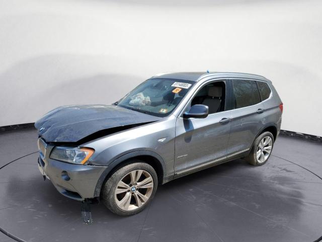 5UXWX7C51DL978127 - 2013 BMW X3 XDRIVE35I GRAY photo 1