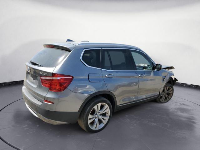 5UXWX7C51DL978127 - 2013 BMW X3 XDRIVE35I GRAY photo 3