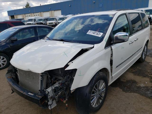 2C4RC1CG5DR768047 - 2013 CHRYSLER TOWN & COU TOURING L WHITE photo 1