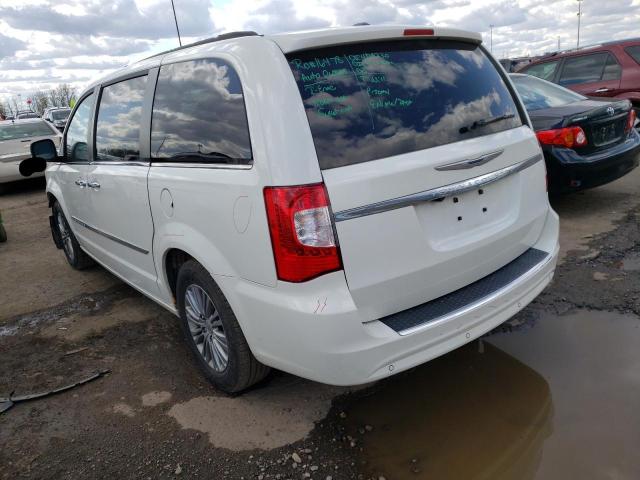 2C4RC1CG5DR768047 - 2013 CHRYSLER TOWN & COU TOURING L WHITE photo 2