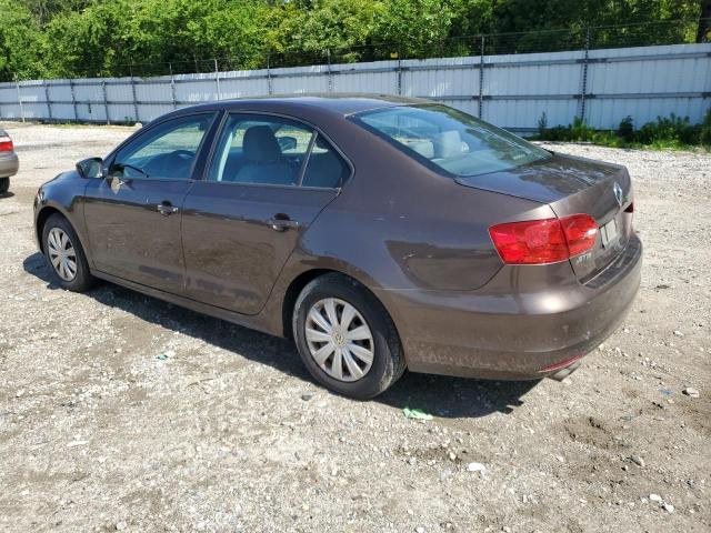 3VW1K7AJ4EM392884 - 2014 VOLKSWAGEN JETTA BASE BROWN photo 2