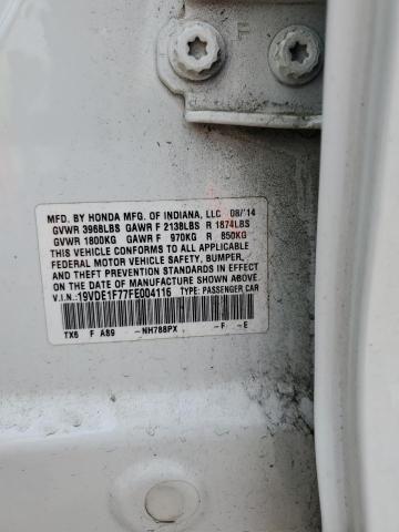 19VDE1F77FE004116 - 2015 ACURA ILX 20 TECH WHITE photo 13