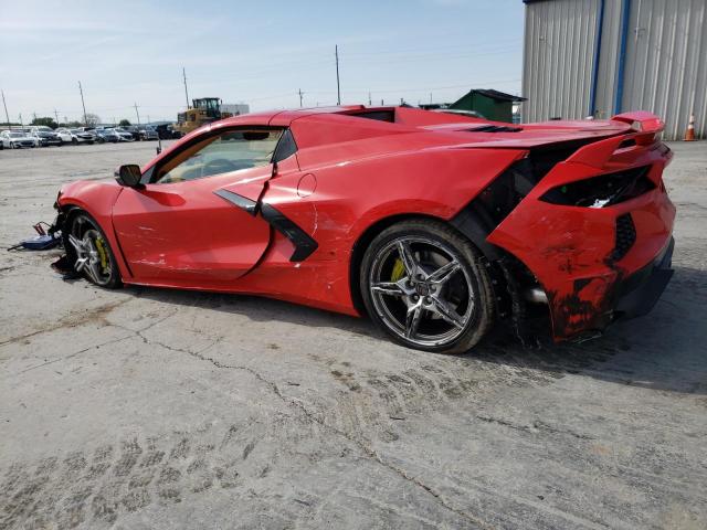 1G1YC3D45P5114025 - 2023 CHEVROLET CORVETTE STINGRAY 3LT RED photo 2