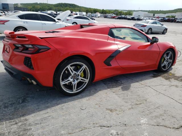 1G1YC3D45P5114025 - 2023 CHEVROLET CORVETTE STINGRAY 3LT RED photo 3