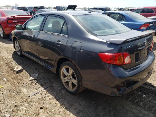 2T1BE40EX9C025925 - 2009 TOYOTA COROLLA XRS CHARCOAL photo 2