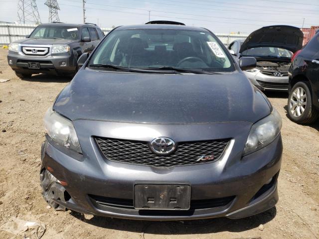 2T1BE40EX9C025925 - 2009 TOYOTA COROLLA XRS CHARCOAL photo 5