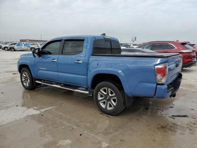 5TFEZ5CN3KX083496 - 2019 TOYOTA TACOMA DOUBLE CAB BLUE photo 2