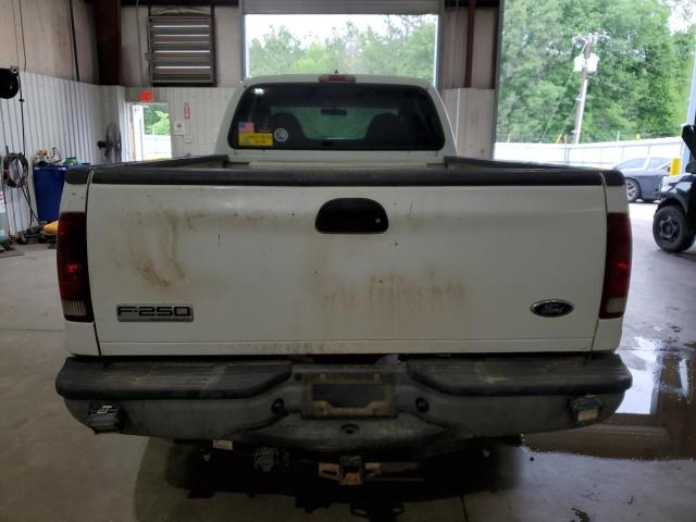 1FTSX21P96EB82613 - 2006 FORD F250 SUPER DUTY WHITE photo 6