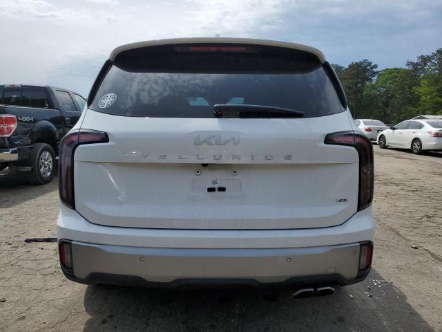 5XYP5DGC0PG376127 - 2023 KIA TELLURIDE SX WHITE photo 6