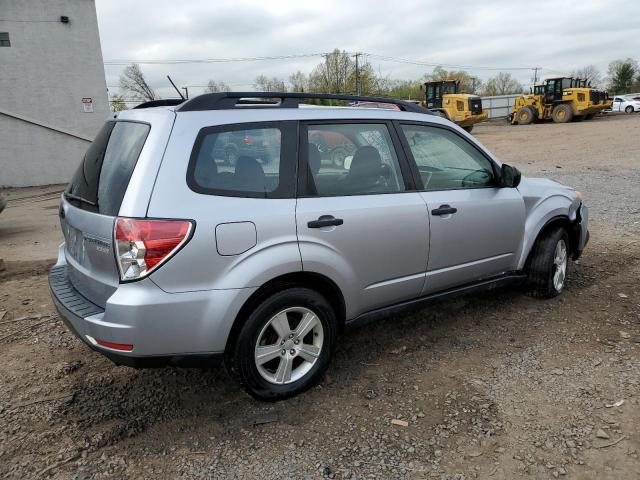 JF2SHABC2DH422830 - 2013 SUBARU FORESTER 2.5X SILVER photo 3