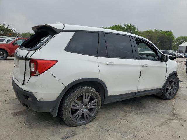 5FNYF7H5XLB002192 - 2020 HONDA PASSPORT EXL WHITE photo 3