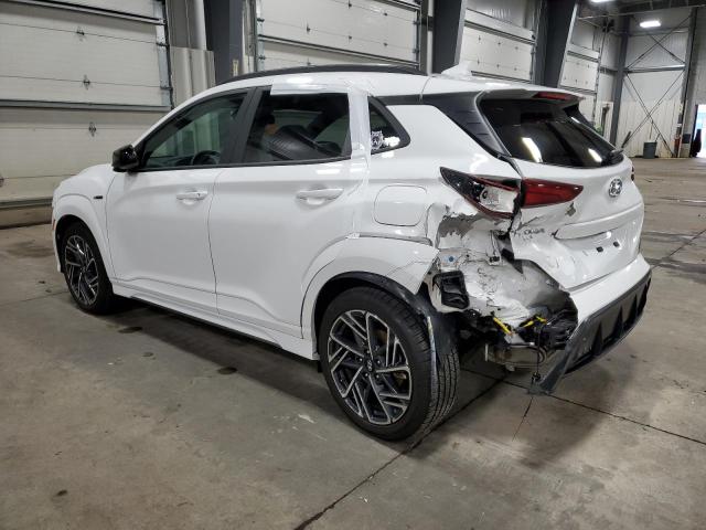 KM8K3CA30PU006728 - 2023 HYUNDAI KONA N LINE WHITE photo 2