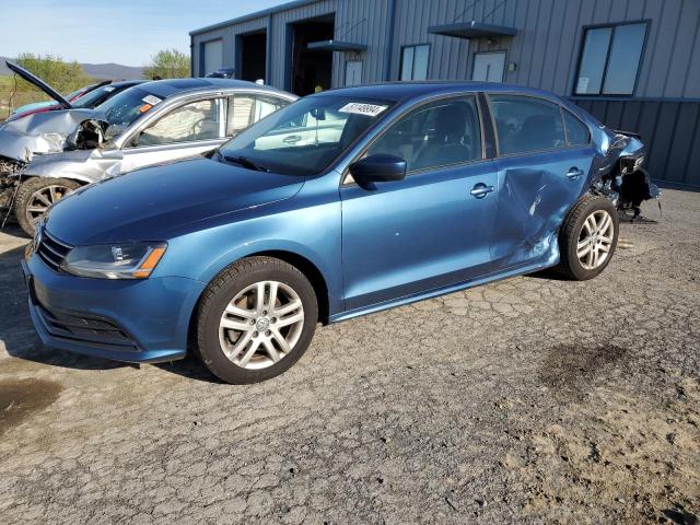 3VW167AJ5JM242555 - 2018 VOLKSWAGEN JETTA S BLUE photo 1