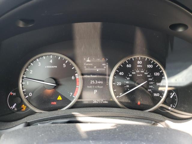 JTJDARBZXM2185891 - 2021 LEXUS NX 300 BASE შავი ფოტო 9