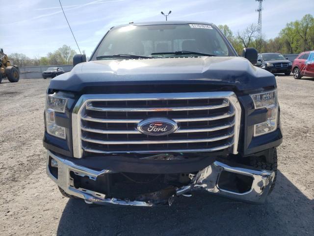 1FTFX1EF0HFA42623 - 2017 FORD F150 SUPER CAB BLUE photo 5