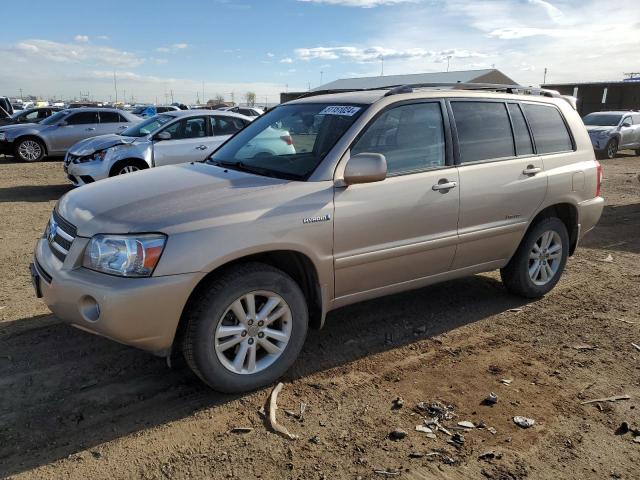 JTEEW21A360028466 - 2006 TOYOTA HIGHLANDER HYBRID TAN photo 1