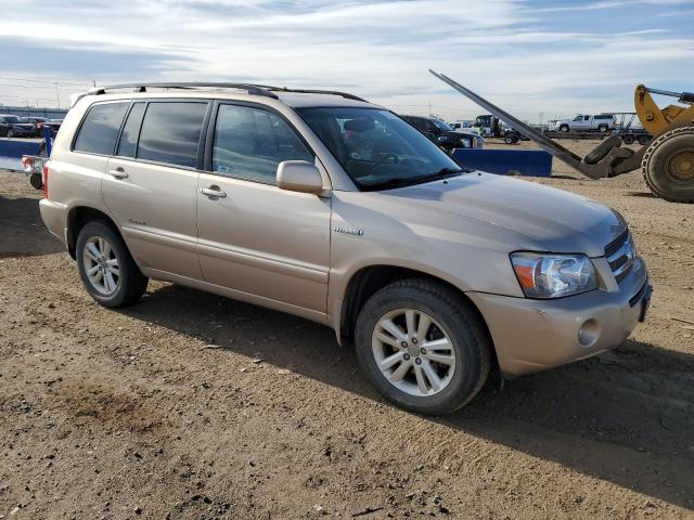 JTEEW21A360028466 - 2006 TOYOTA HIGHLANDER HYBRID TAN photo 4